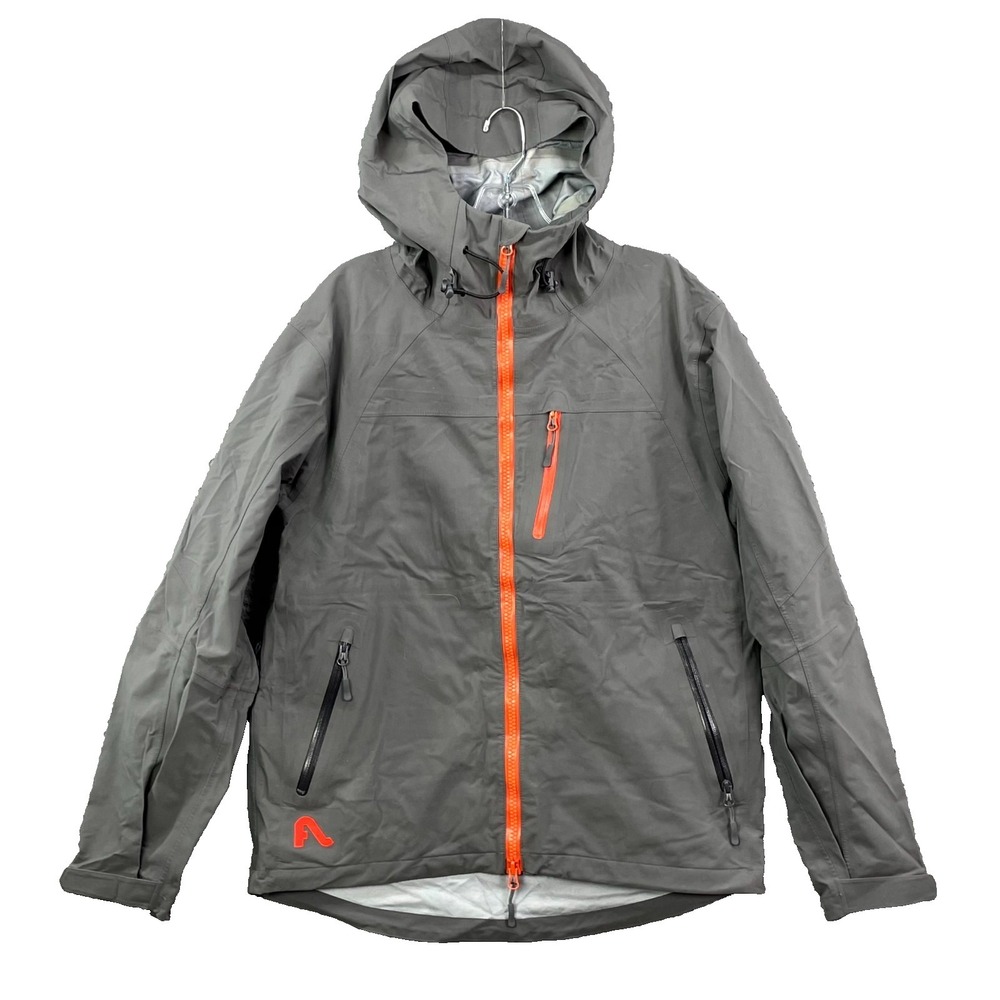 Flylow Apres Jacket Mens Small Gray Performance Waterproof Ski‎ Snowboard Winter